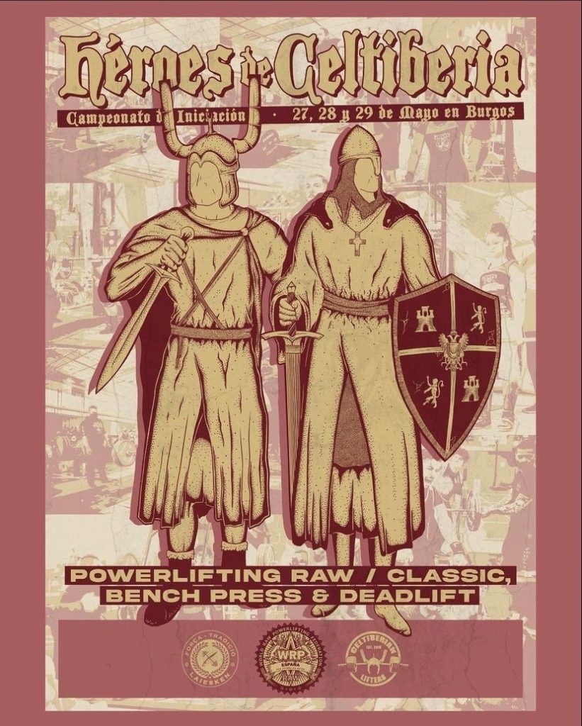 Чемпионат «Heroes de Celtiberia» для начинающих по пауэрлифтингу, силовому двоеборью, жиму лежа и становой тяге, Испания / Бургос, 27-29.05.2022
