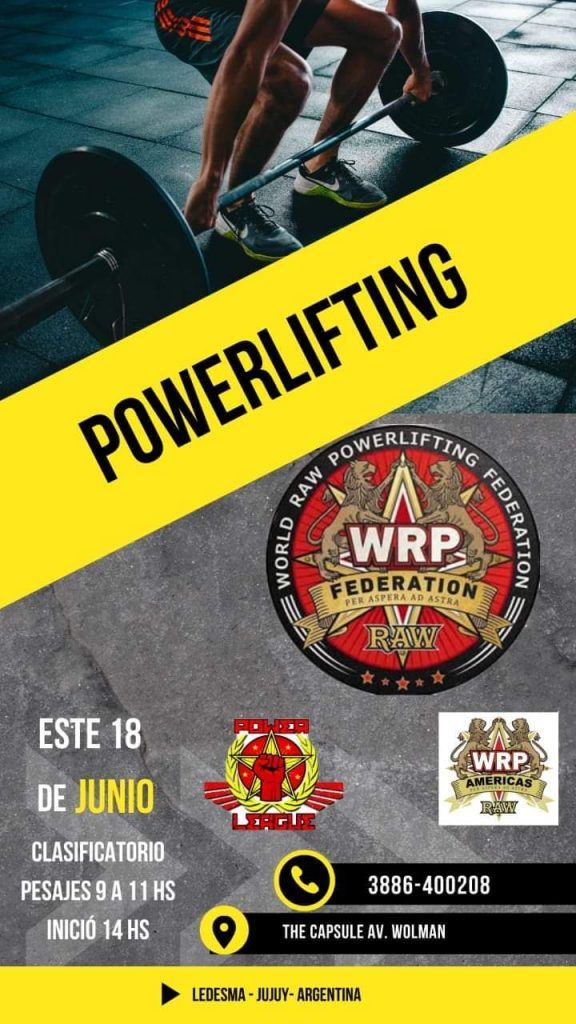 Открытый турнир «Power League — Jujuy» по пауэрлифтингу, Аргентина / Жужуй, Либертадор Граль Сан-Мартин, 18.06.2022