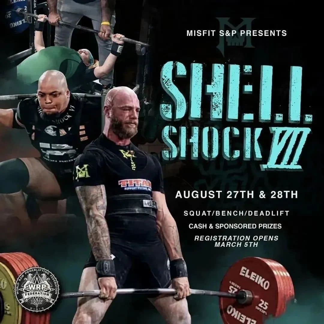 Открытый турнир «Shell Shock VII» по пауэрлифтингу, Канада / Эдмонтон, 27-28.08.2022