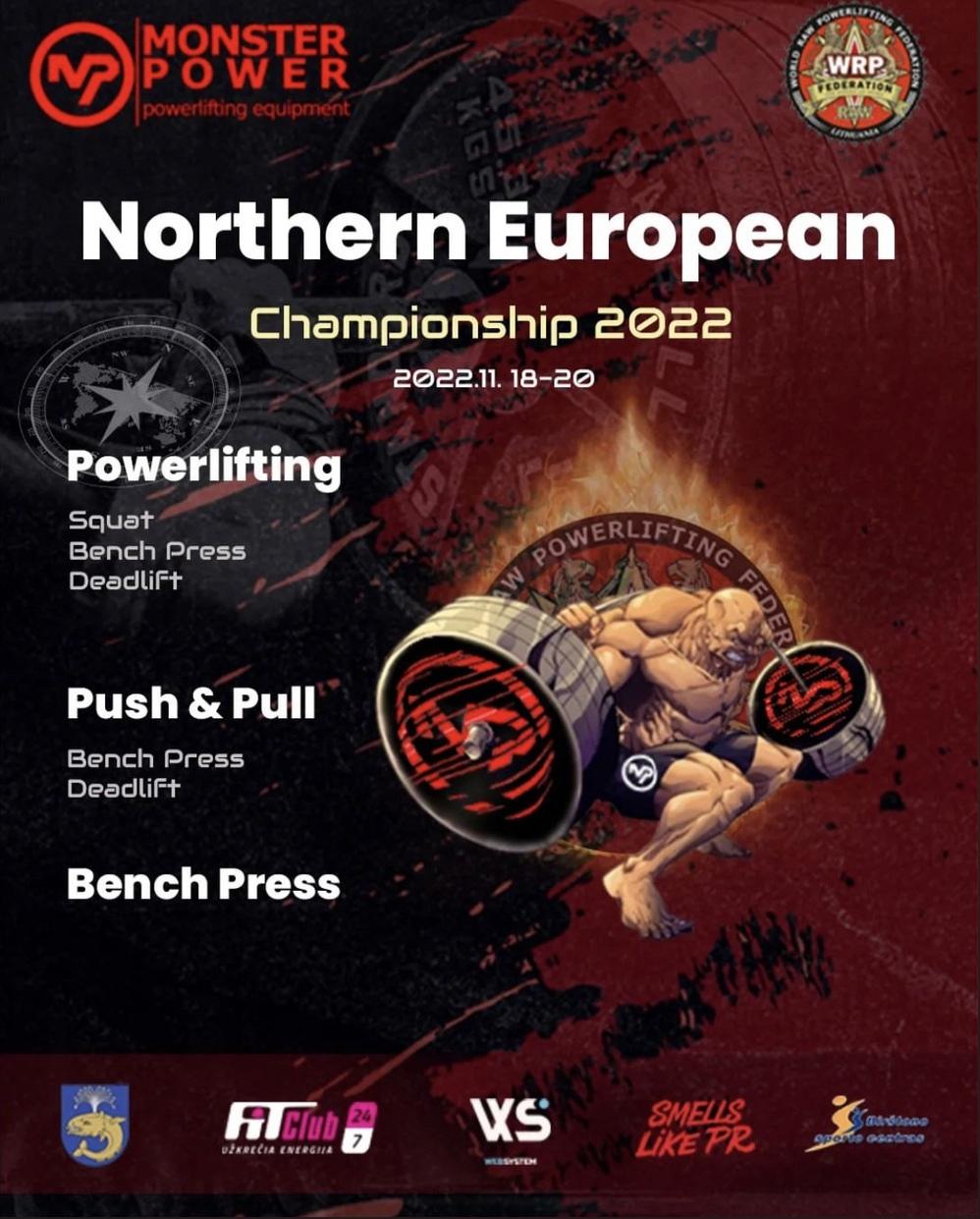 Чемпионат Северной Европы / Литва, Каунас, 18-20.11.2022