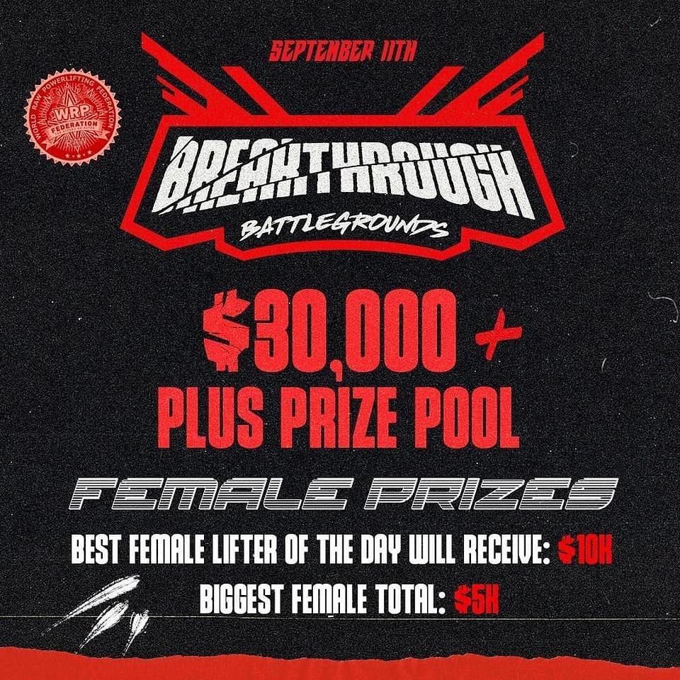 Международный турнир по пауэрлифтингу «Breakthrough Battlegrounds», Австралия / Новый Южный Уэльс, Сидней, 10-11.09.2022