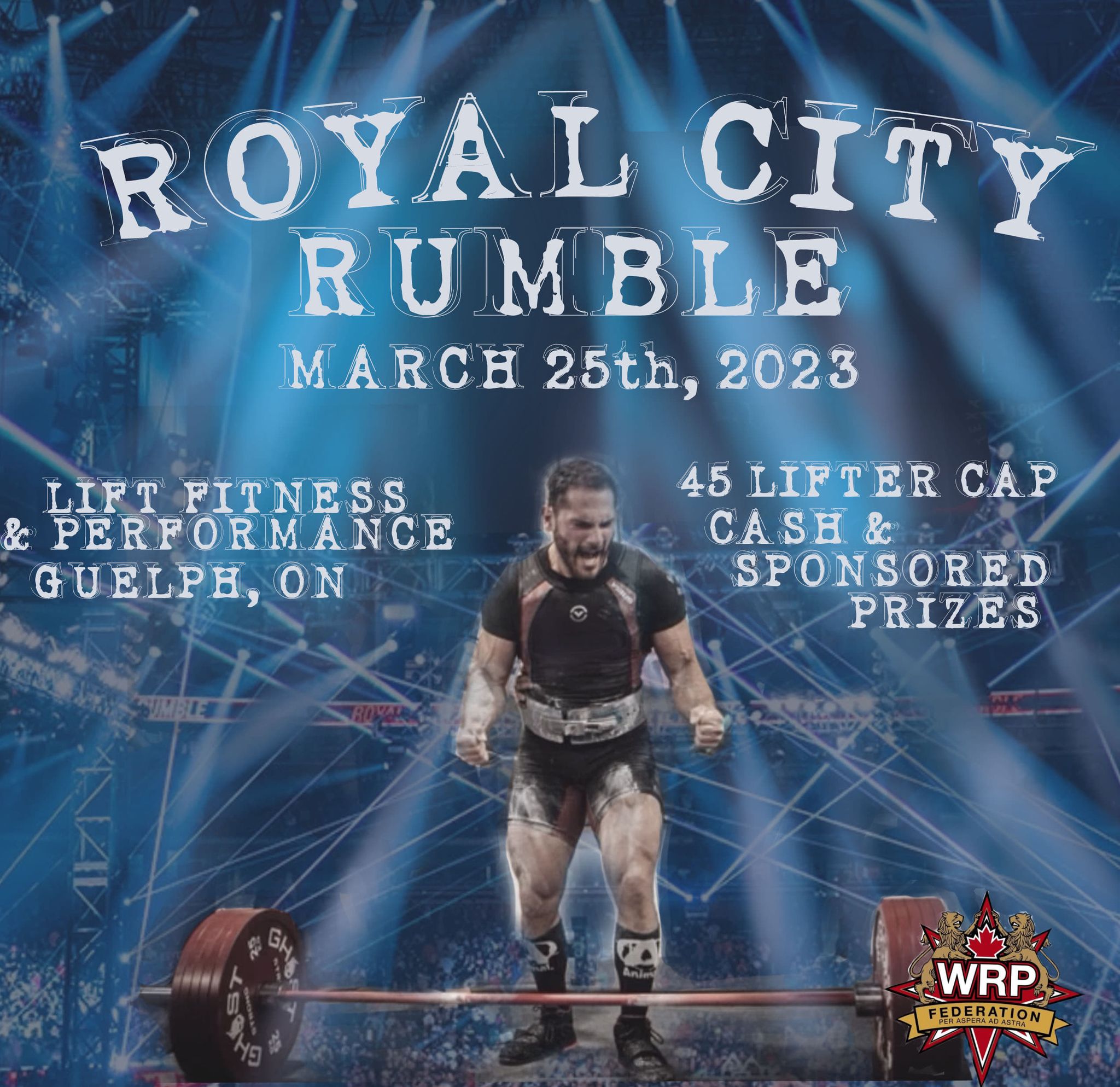 Открытый турнир по пауэрлифтингу «Royal city rumble», Канада / Гуэлф, 25.03.2023