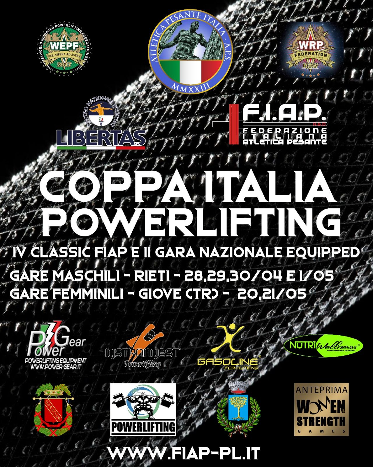 Кубок Италии по пауэрлифтингу WRPF/WEPF, Италия 2023