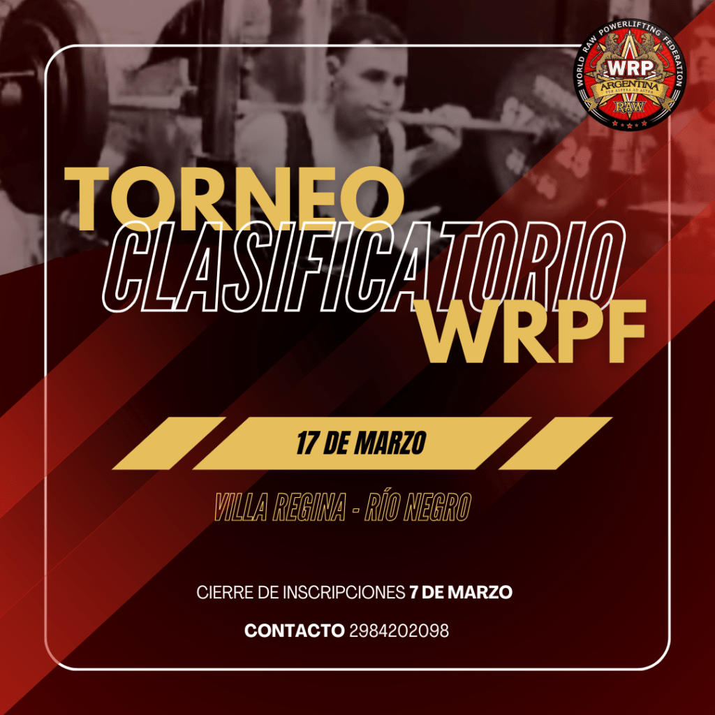Классификационный турнир по пауэрлифтингу, жиму лежа и становой тяге WRPF, Аргентина / Рио-Негро, Вилла-Регина, 17.03.2024