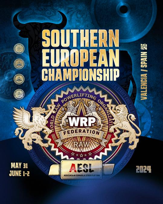 Чемпионат Южной Европы по пауэрлифтингу и стритлифтингу WRPF/WSF, Испания / Валенсия / Силья, 31.05-02.06.2024