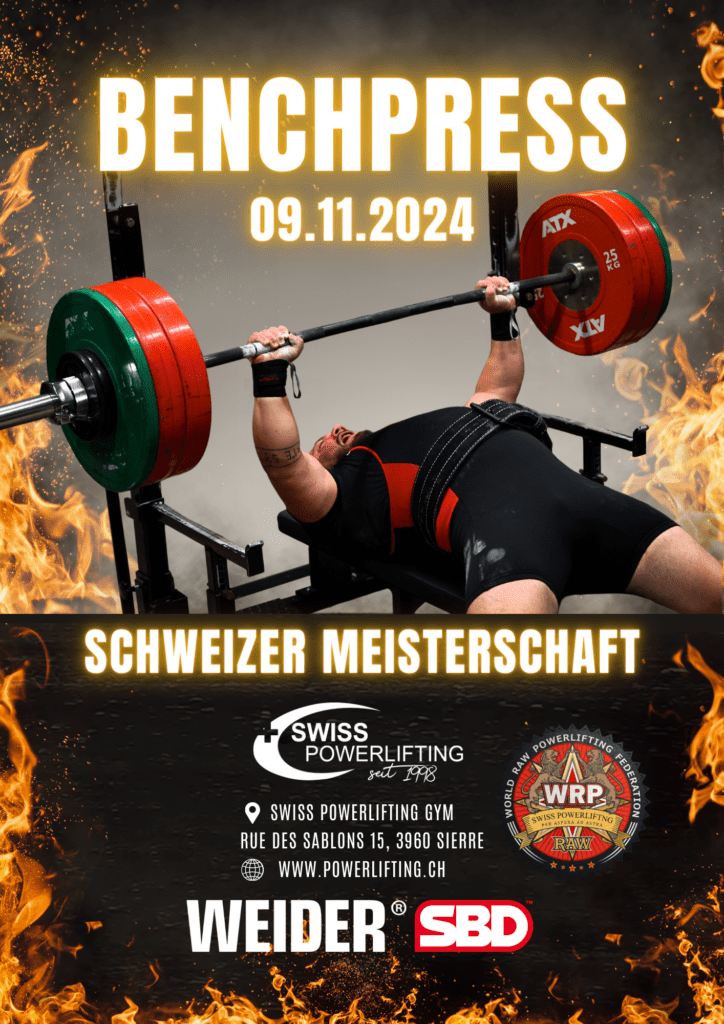 Чемпионат Швейцарии по жиму лежа WRPF, Швейцария / Сьер, 09.11.2024