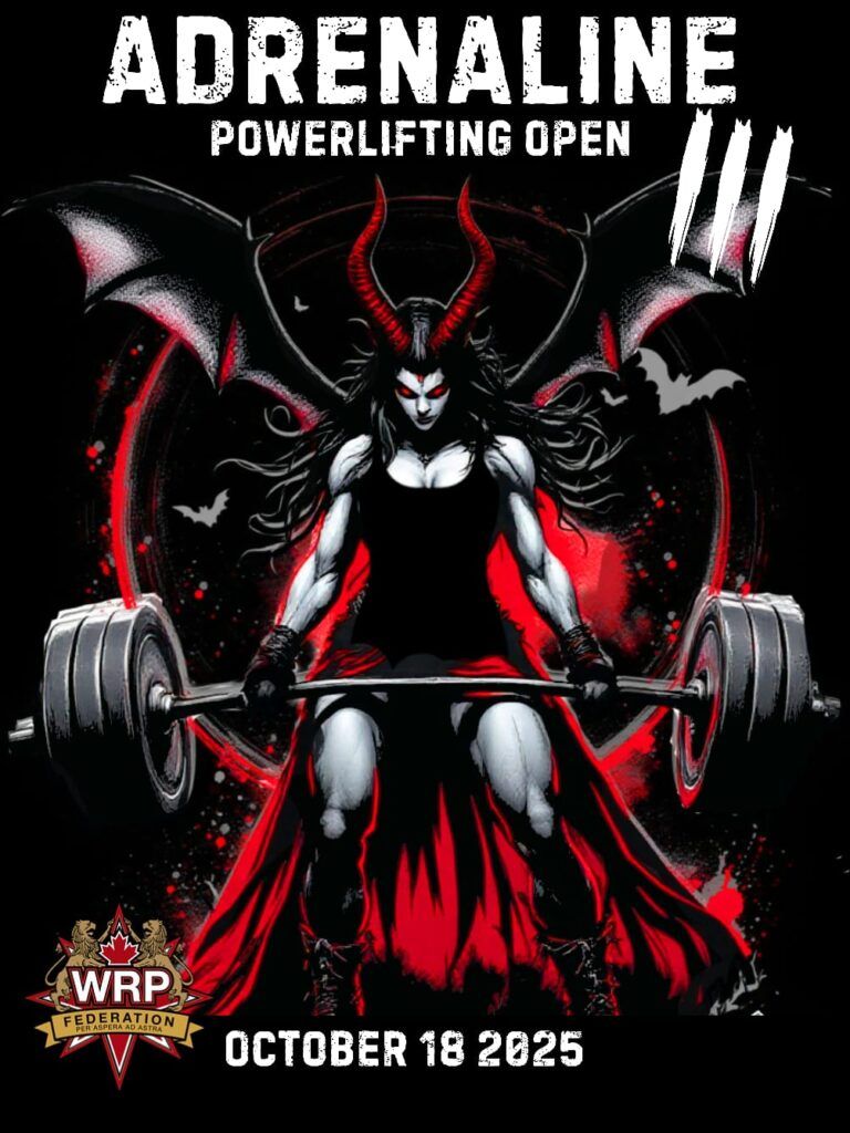 Турнир «Adrenaline Powerlifting Open» по пауэрлифтингу, WRPF, Канада / Саскачеван, Реджайна, 18.10.2025