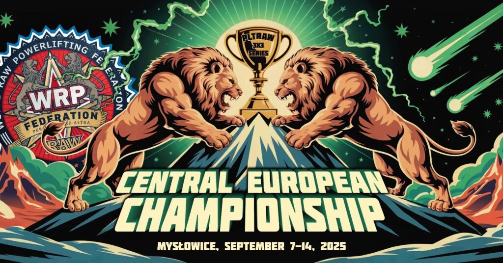 Чемпионат Центральной Европы «European series 3X3» по пауэрлифтингу, жиму лежа, становой тяге и строгому подъему на бицепс по версиям WRPF/WEPF, Польша/ Явожно, 07-14.09.2025