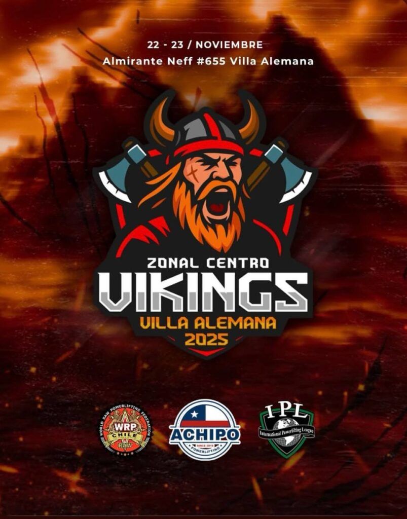 Открытый турнир «Zonal сentro Viking» по пауэрлифтингу, жиму лежа и становой тяге, Чили / Вилья-Алемана, 21-23.11.2025