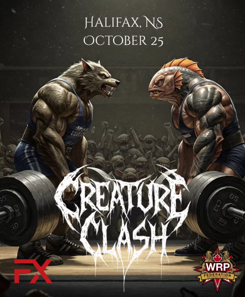 Открытый турнир «Creature Clash» по пауэрлифтингу, силовому двоеборью, жиму лежа и становой тяге по версии WRPF, Канада / Новая Шотландия, Галифакс, 25.10.2025