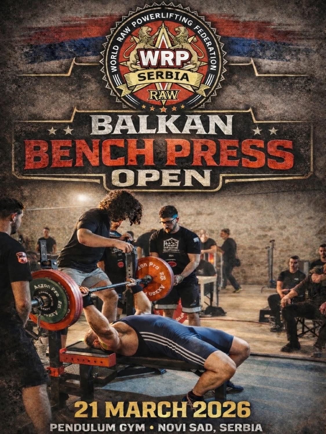 Международный турнир «Balkan Open 2026» по жиму лежа по версиям WRPF/WEPF, Сербия / Нови-Сад, 21.03.2026
