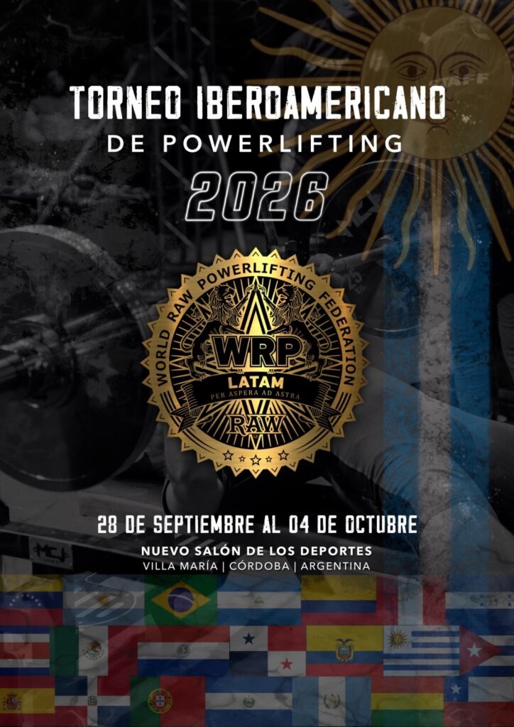 Международный турнир «Campeonato Iberoamericano WRPF 2026» по пауэрлифтингу, жиму лежа и становой тяге по версии WRPF, Аргентина / Кордова, 20.09-04.10.2026