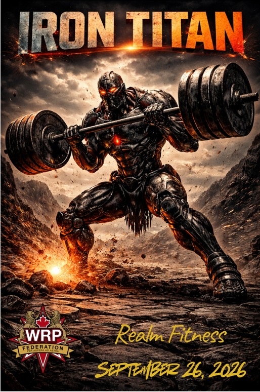 Открытый турнир «Iron Titan» по пауэрлифтингу, силовому двоеборью, жиму лежа и становой тяге по версии WRPF, Канада / Калгари, 26.09.2026