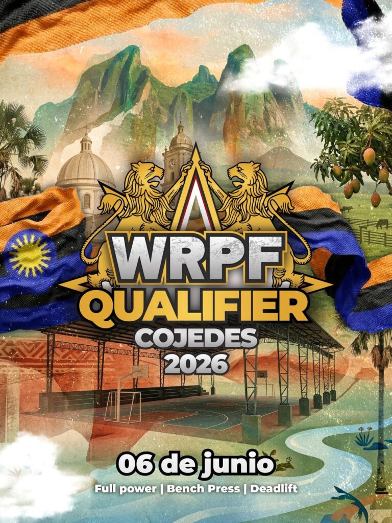 Открытый турнир «WRPF Qualifier Cojedes 2026» и квалификационный турнир на "World Cup Colombia 2027" по пауэрлифтингу, силовому двоеборью, жиму лежа и становой тяге по версии WRPF, Венесуэла / Кохедес, 06.06.2026