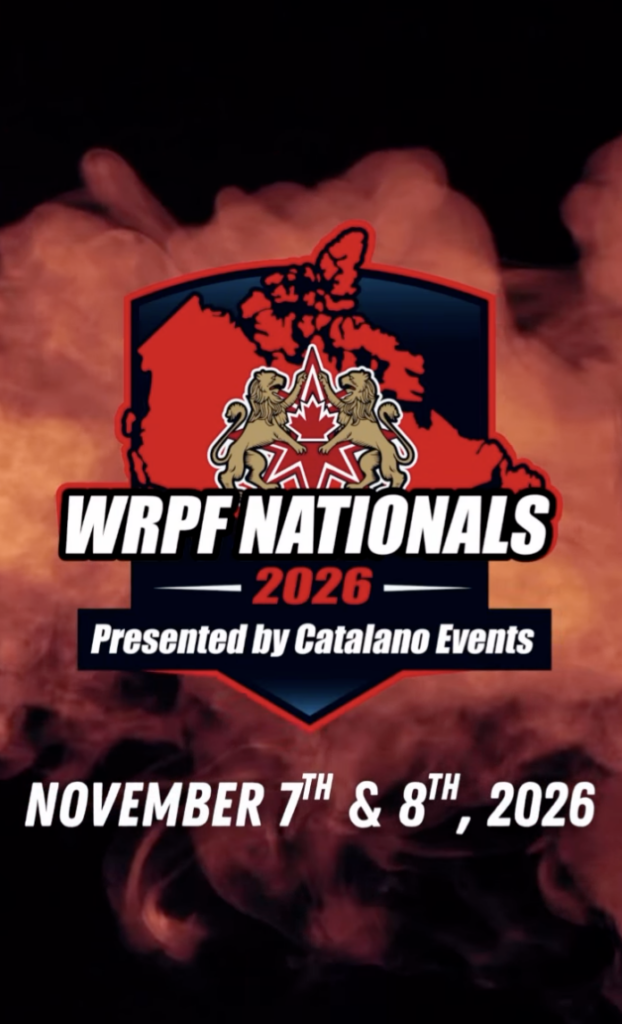 Открытый национальный чемпионат «WRPF Nationals 2026» по пауэрлифтингу, силовому двоеборью, жиму лёжа и становой тяге по версии WRPF, Канада / Онтарио, Китченер, 07.11.2026