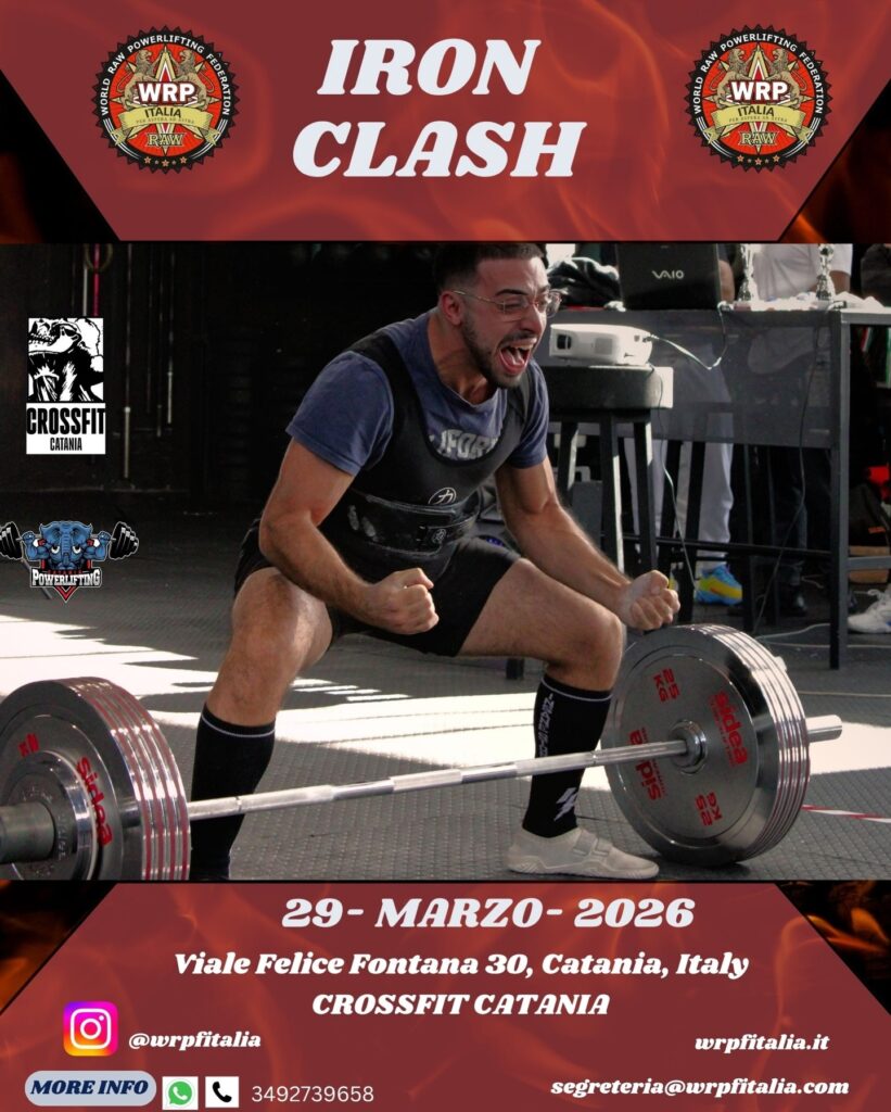 Открытый турнир «Iron Clash» и квалификационный турнир на международный турнир «Elite Heroes» по пауэрлифтингу по версии WRPF, Италия / Сицилия, Катания, 26.03.2026